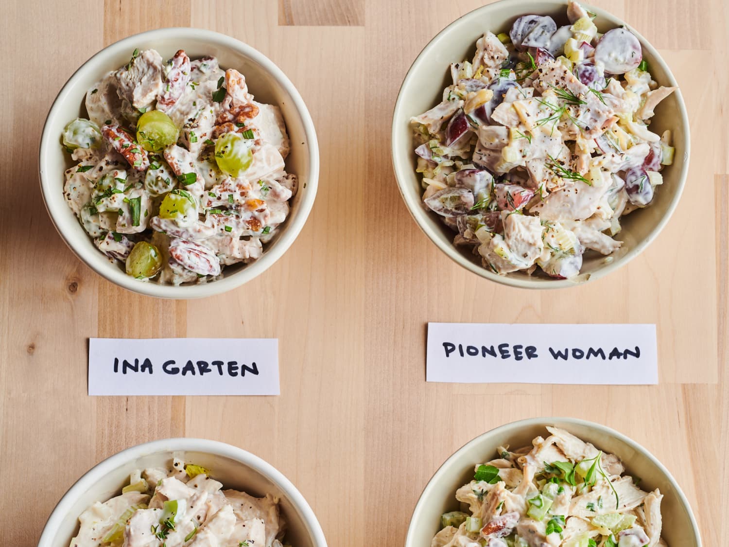 I Tried Four Popular Chicken Salad Recipes And Found The Best One