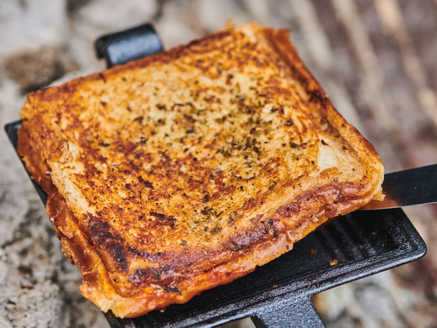 Campfire Grilled Cheese Sandwiches - Pie Iron or Griddle
