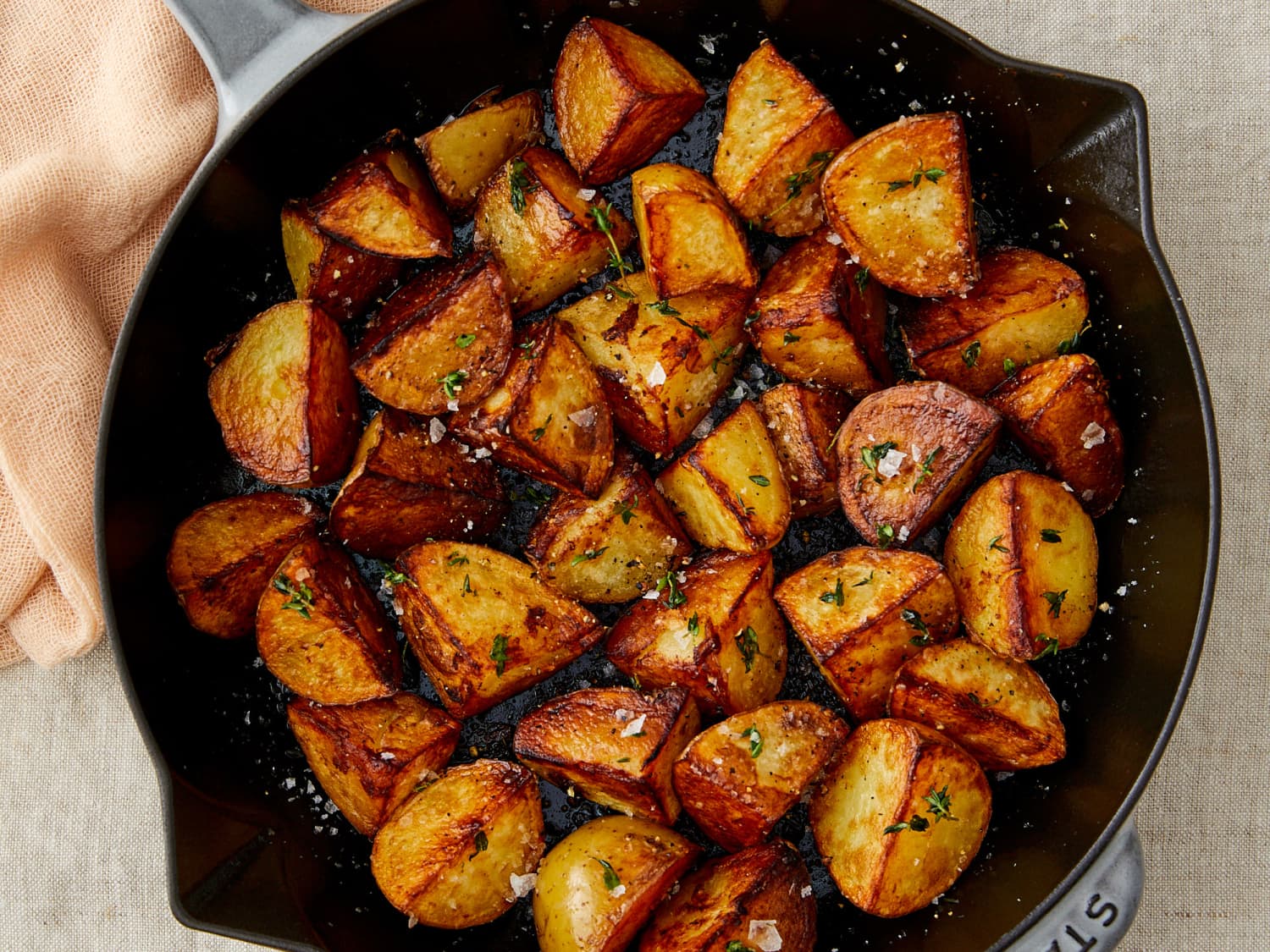 Crispy Skillet-Fried Potatoes Recipe | Kitchn