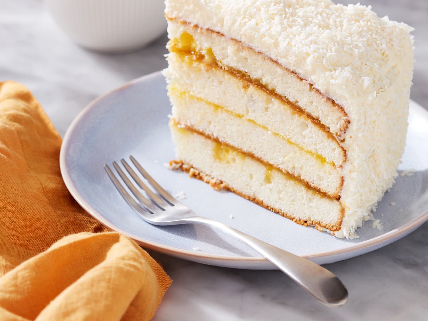 Coconut Bundt Cake with Lemon Filling - Desserts Required