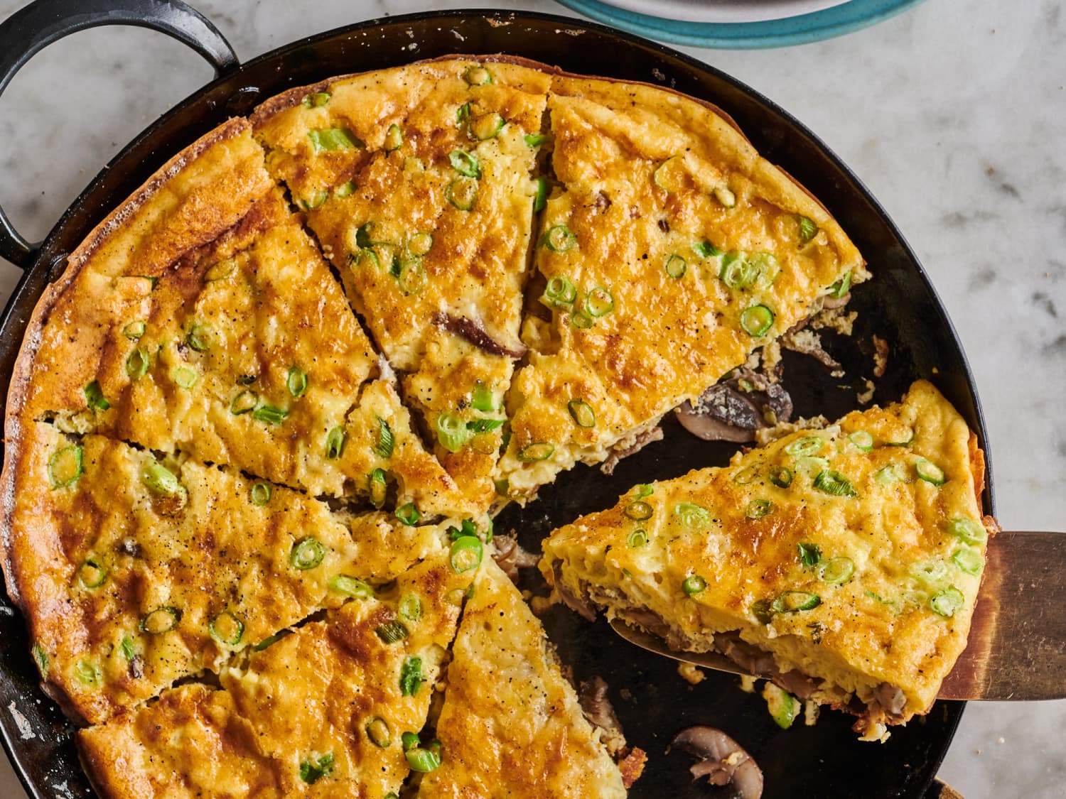 Cheesy Mushroom Frittata Recipe | The Kitchn