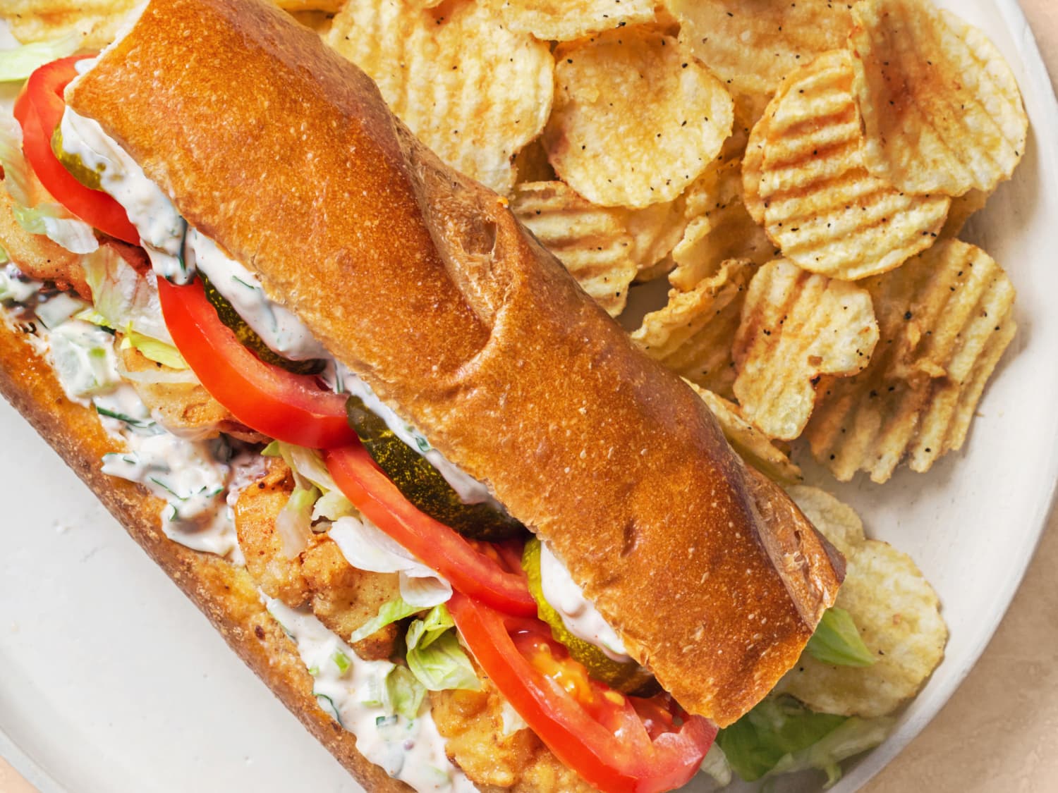 Shrimp Po Boys Recipe With Remoulade Sauce Kitchn