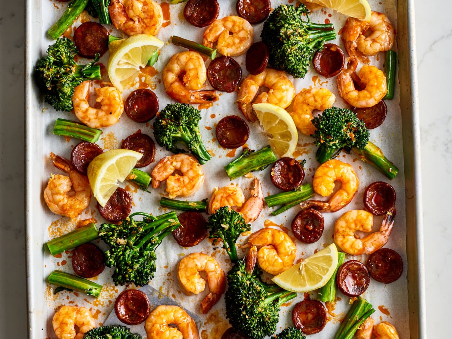 One-Pan Shrimp with Spanish Chorizo and Corn - Serving Dumplings