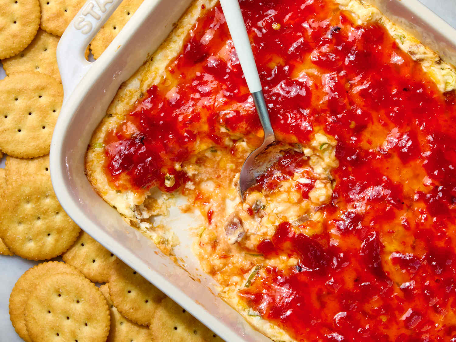 Baked Pepper Jelly Cream Cheese Dip