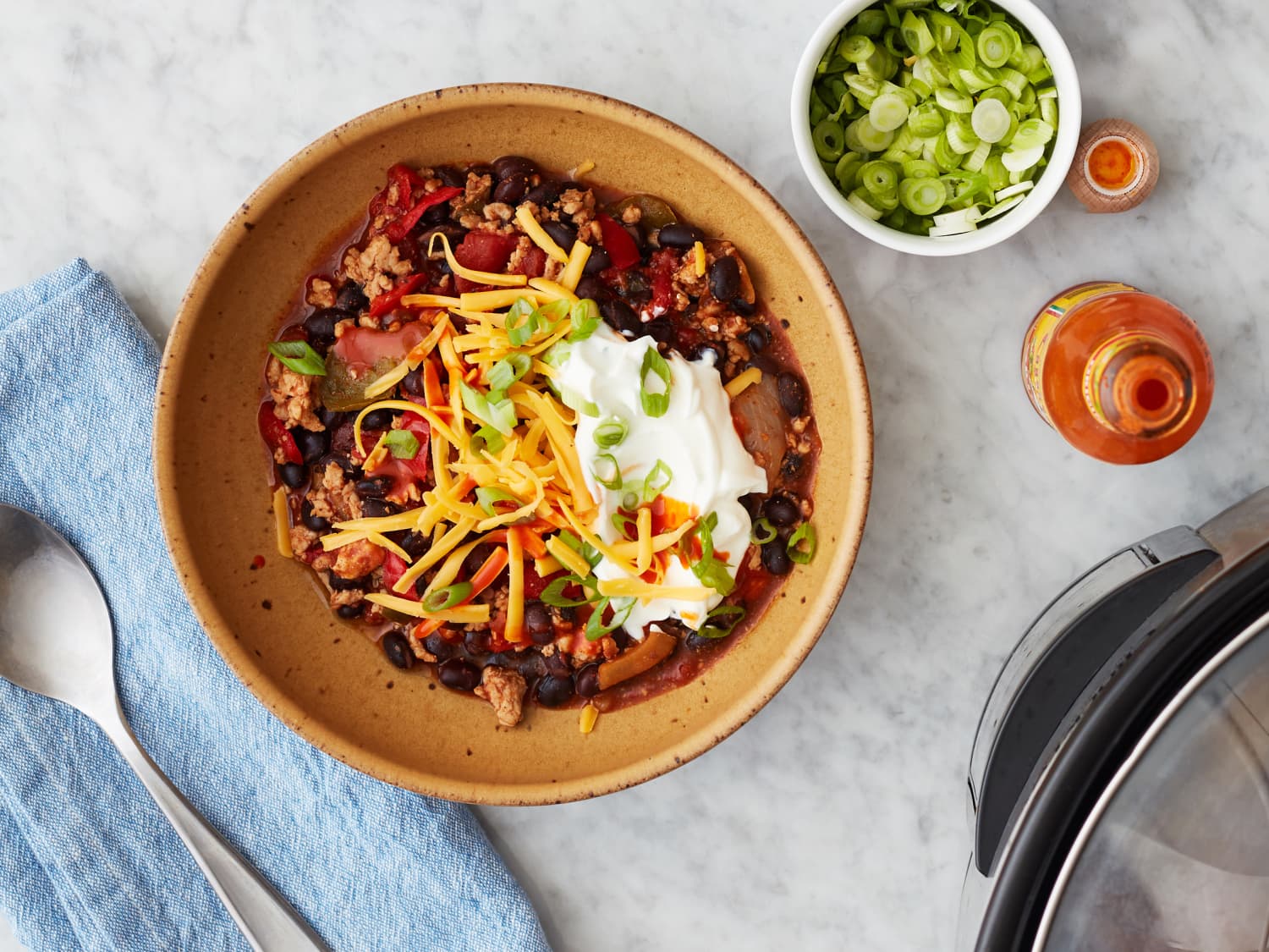 Slow Cooker Turkey Chili (The BEST!) - Chef Savvy