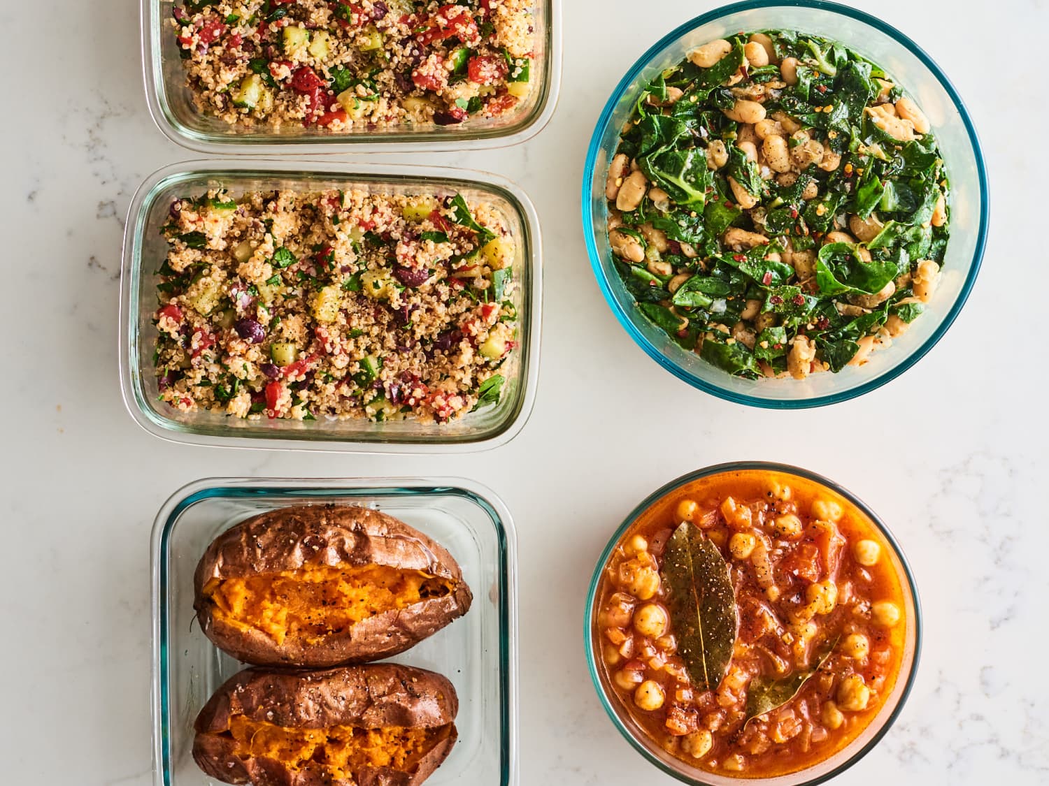 Vegetarian Mediterranean Meal 1 Week of Meals in 2 Hours | The Kitchn