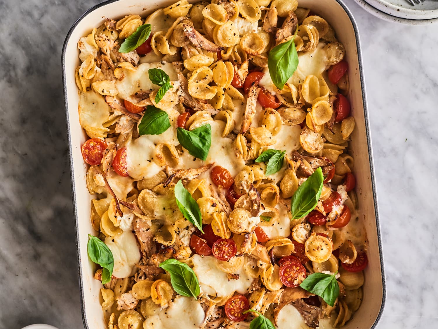 Caprese Chicken Pasta Casserole Kitchn