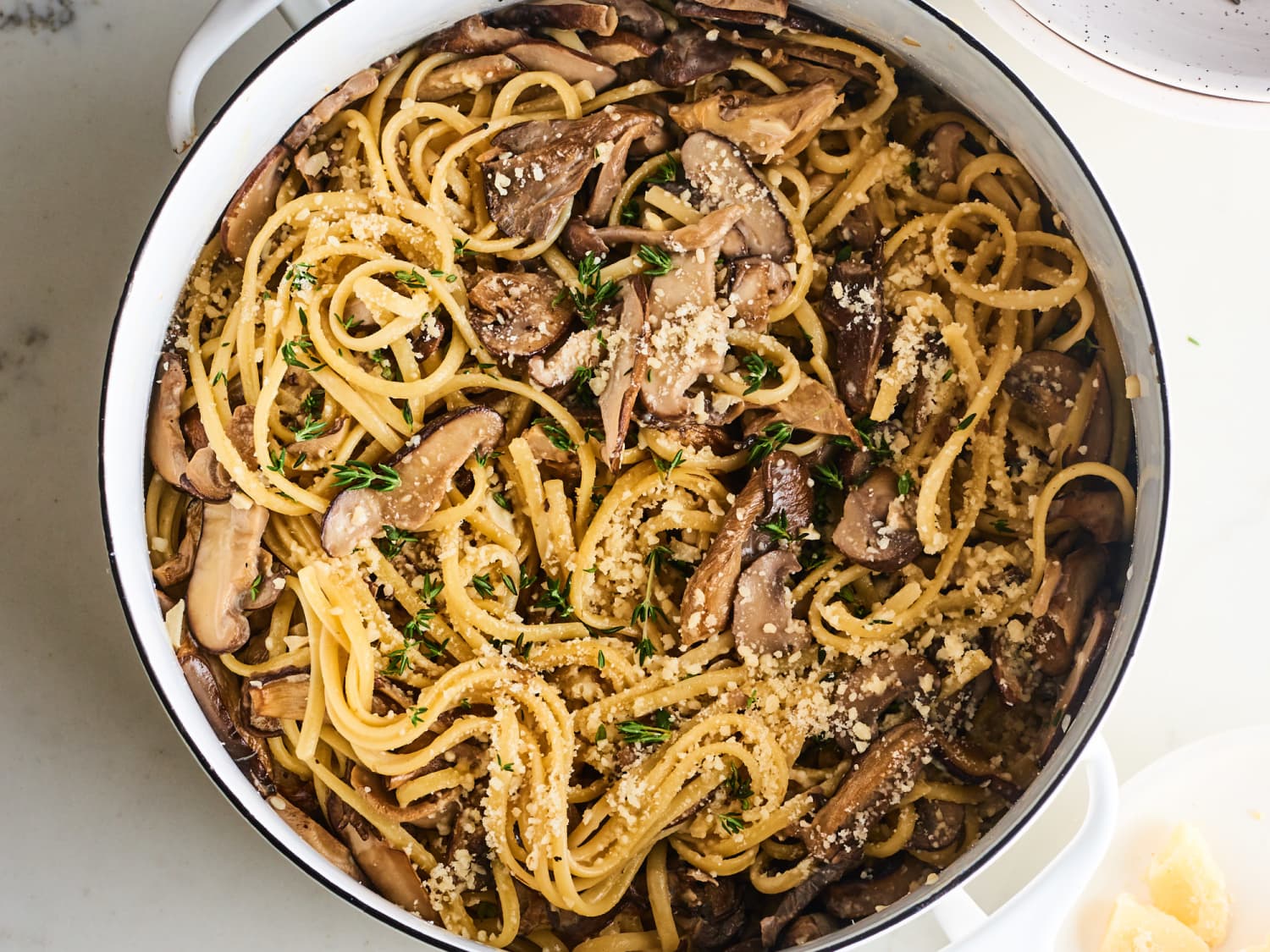 Creamy Wild Mushroom One Pot Pasta Kitchn