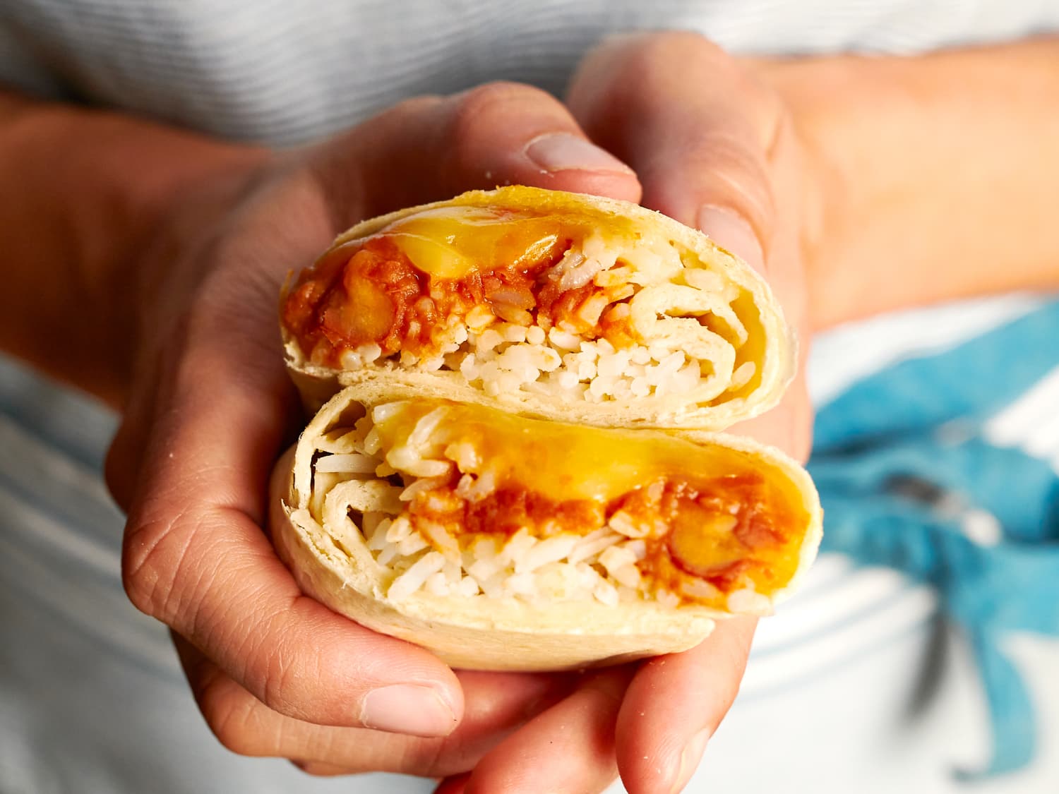 Breakfast Burritos Recipe with White Rice