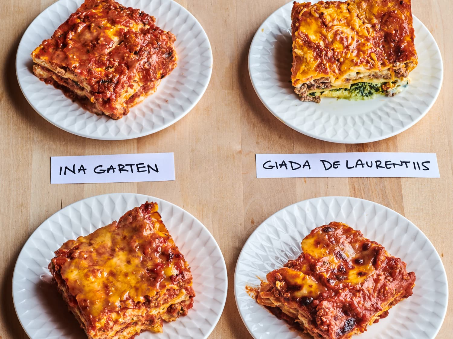 We Tried 4 Famous Lasagna Recipes Here S The Best Kitchn Three cheese lasagna casserole is a perfect comfort food dish! we tried 4 famous lasagna recipes
