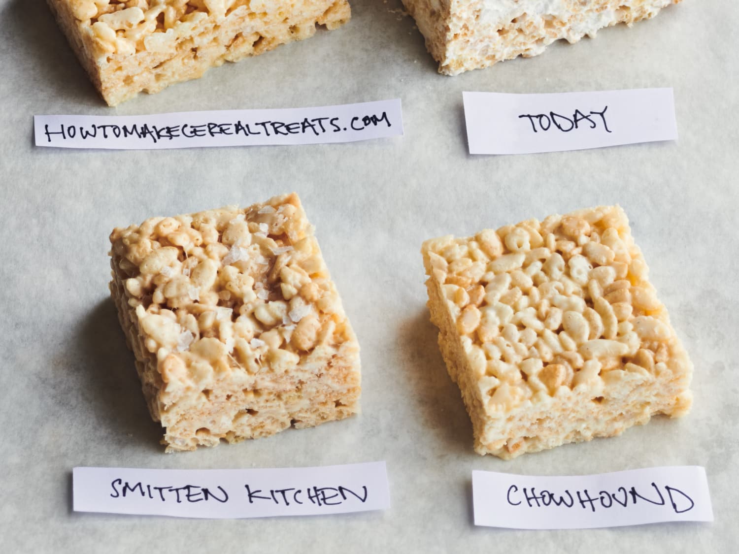We Tried 4 Popular Rice Krispies Treats Recipes - Here's The Best | Kitchn