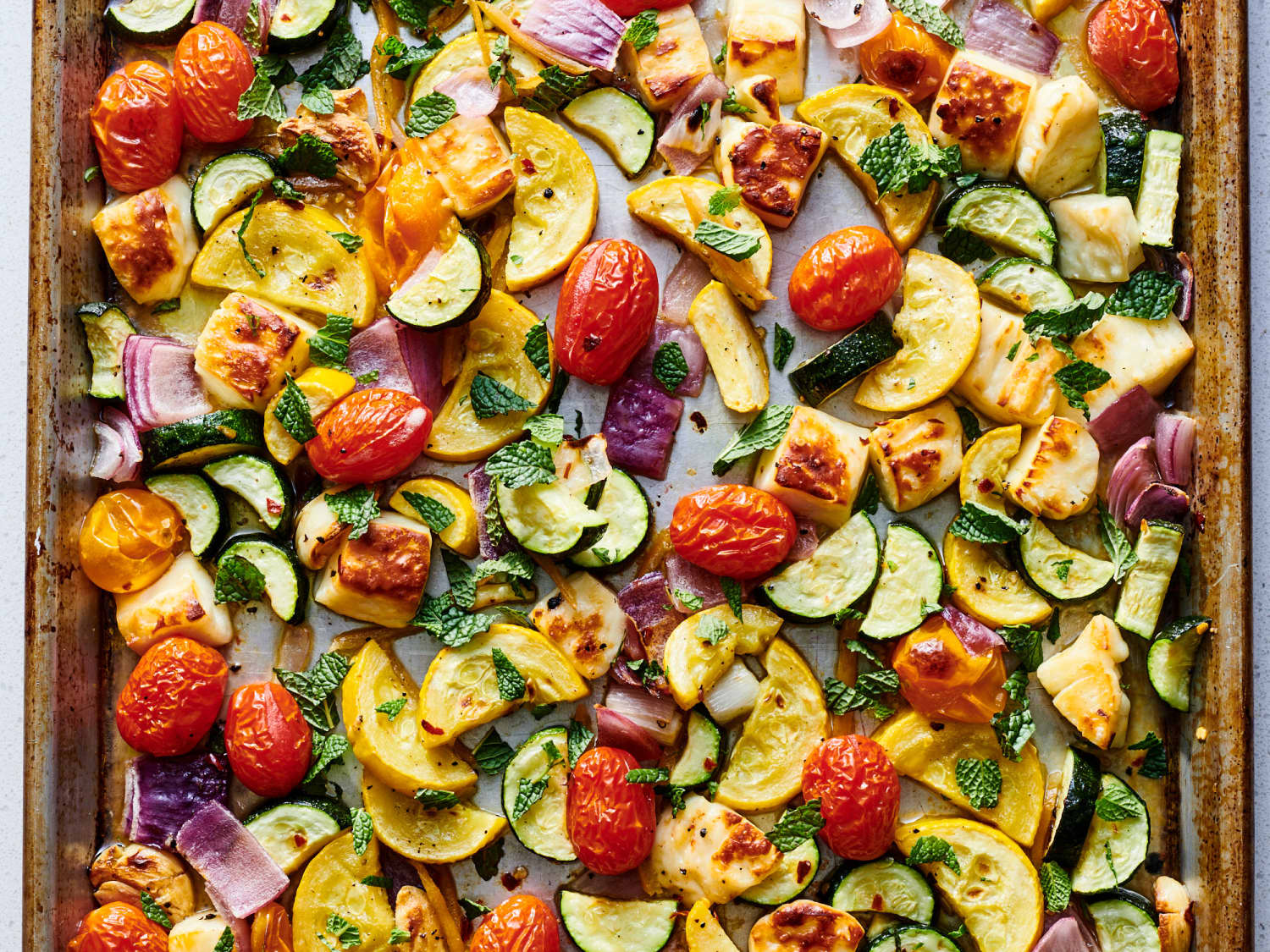 Colorful Roasted Sheet-Pan Vegetables