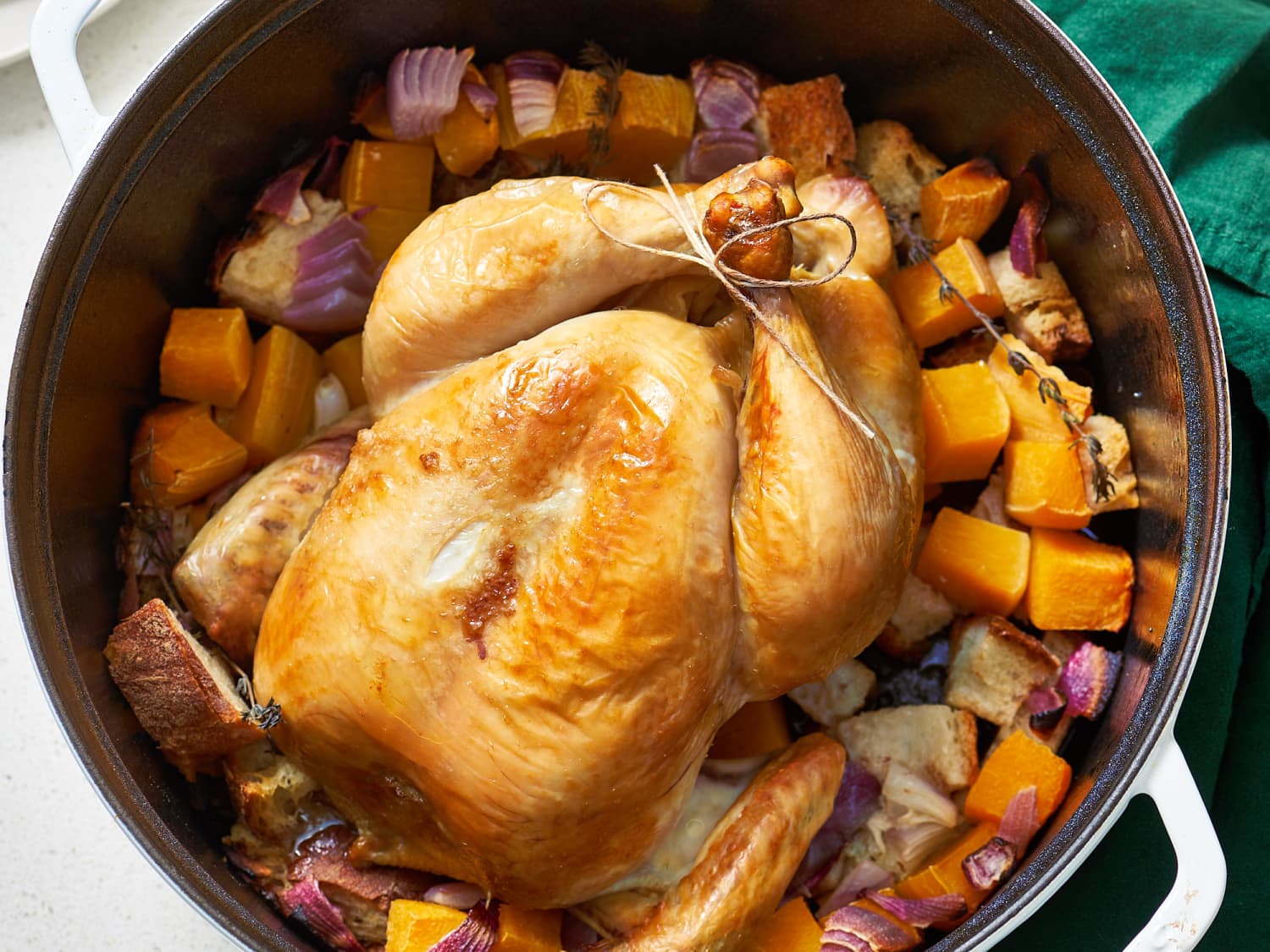 Stuffed Whole Chicken in Instant Pot, Baked in Oven, Dutch Oven