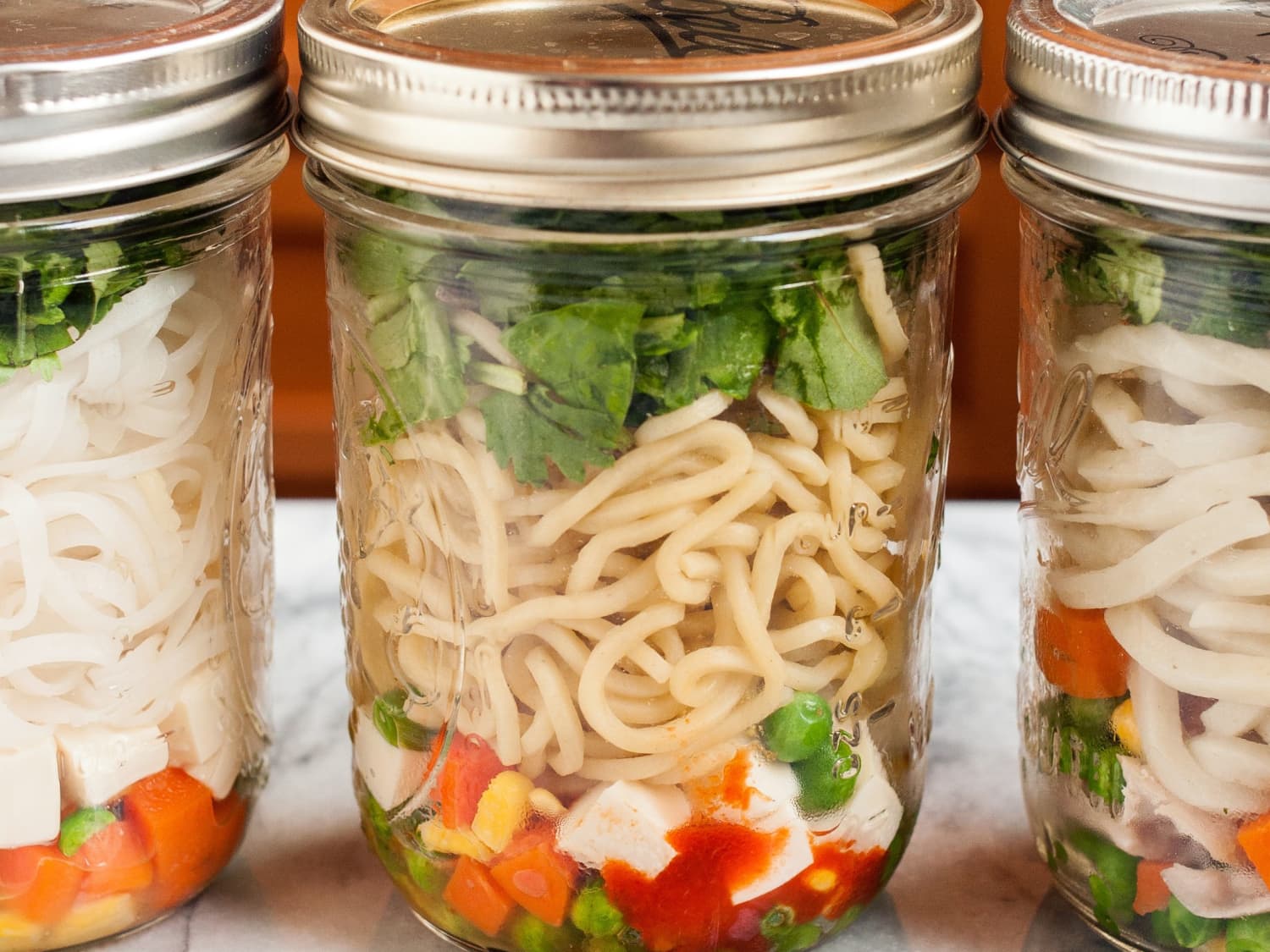 Mason Jar Miso Noodle Soup