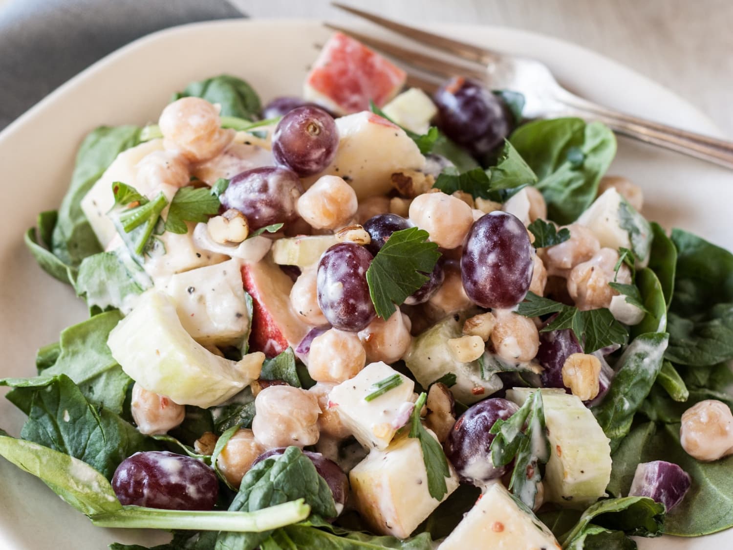 Recipe Chickpea Waldorf Salad Kitchn