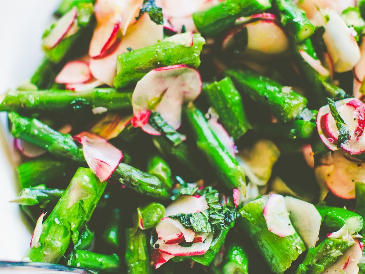 Recipe Asparagus Radishes With Mint Kitchn