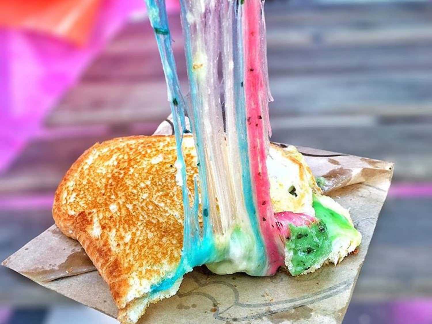 You Ll Never Guess The Flavors In This Unicorn Grilled Cheese Kitchn