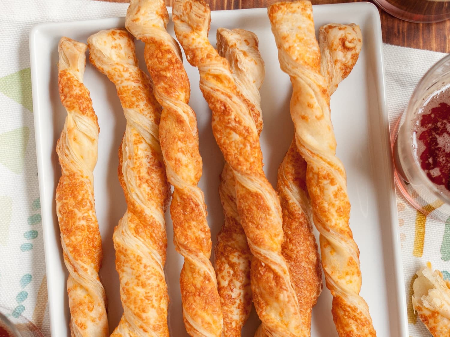 How To Make Puff Pastry Cheese Straws Kitchn It's the perfect party snack, and in this video, you'll learn the recipe for spinach & cheese swirls from holiday kitchen. how to make puff pastry cheese straws