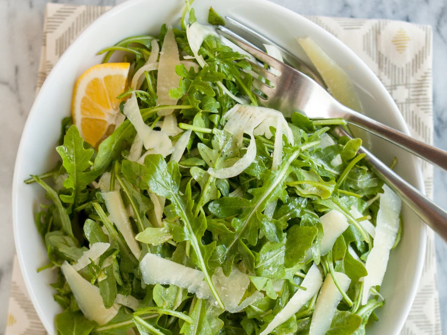 Recipe Arugula Fennel Salad With Lemon Vinaigrette Kitchn