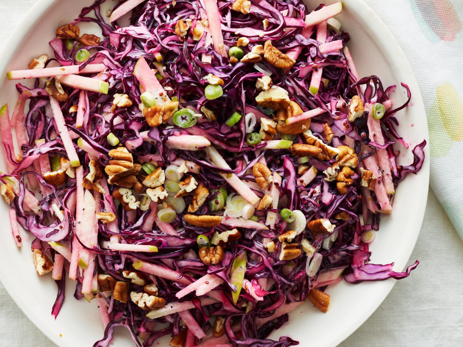 Cabbage Apple Slaw With Honey Lime Dressing Kitchn
