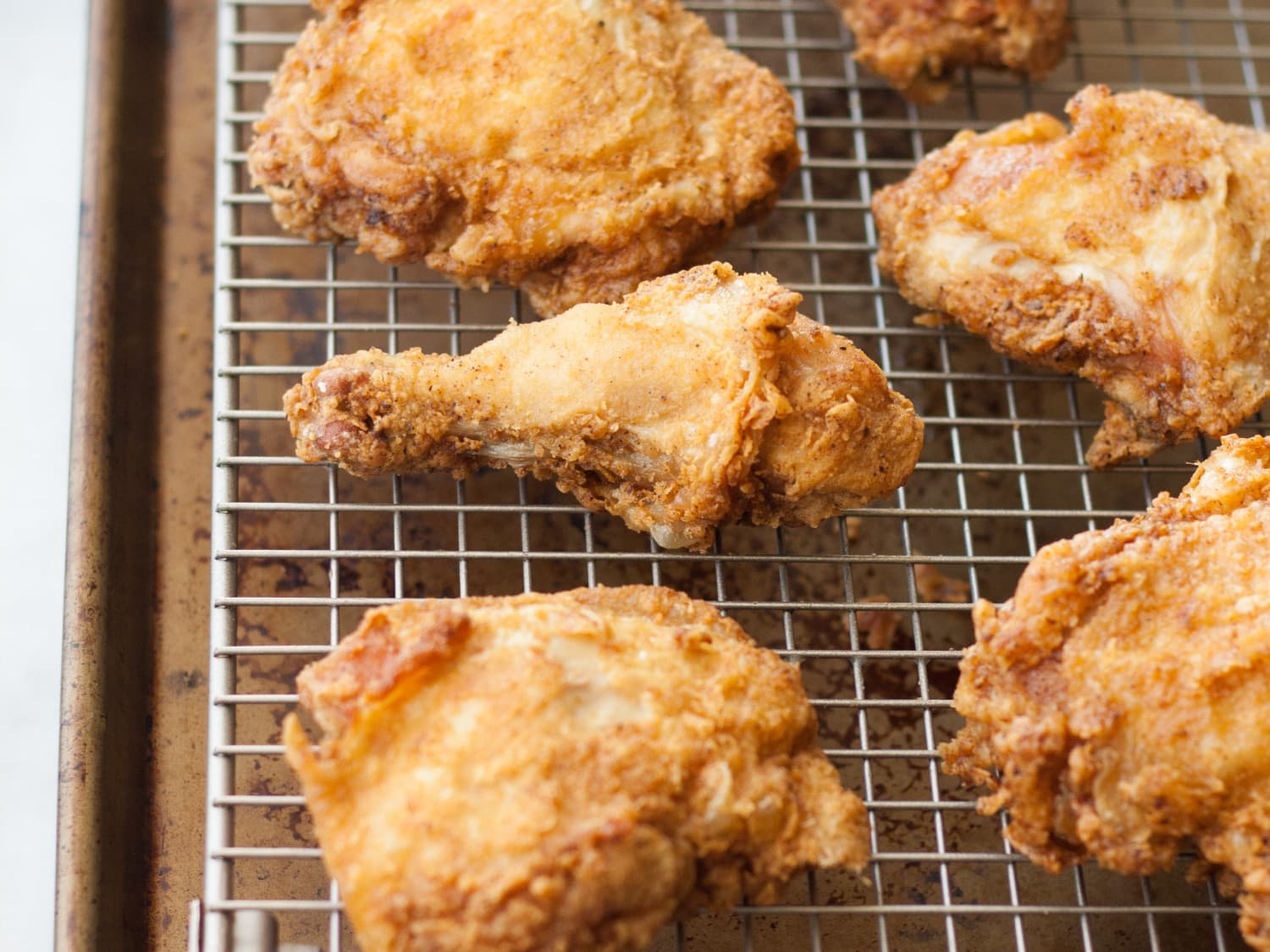 Get your mitts on some of this crispy crunchy 'Not Fried Chicken