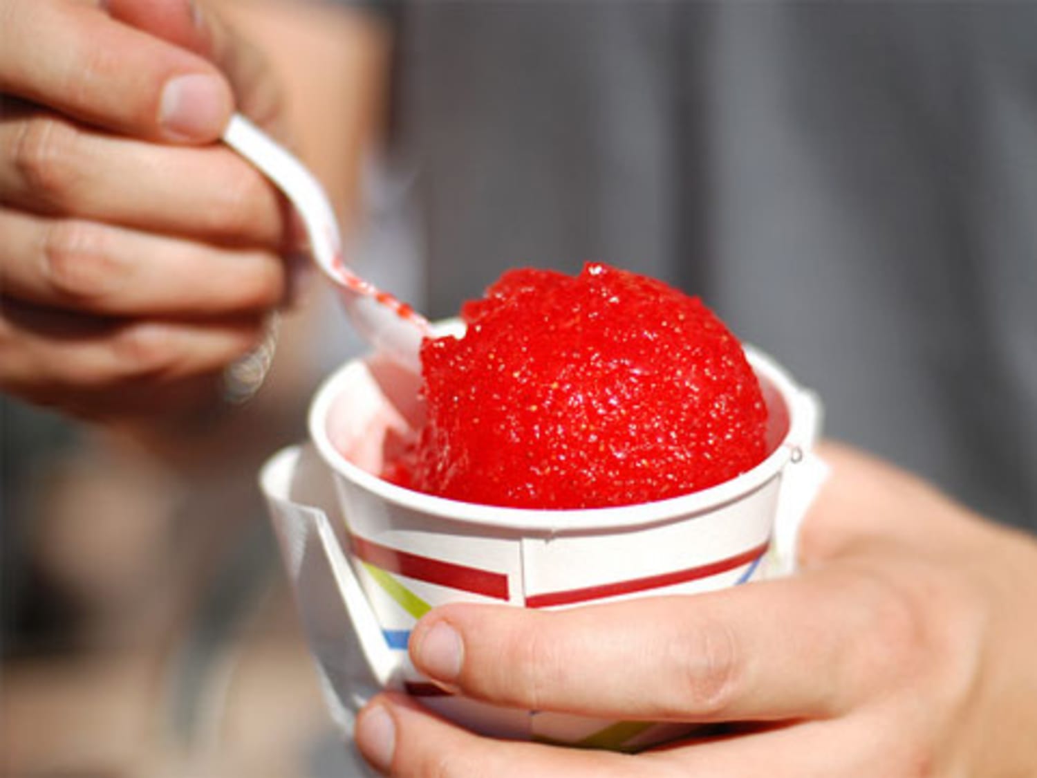 In a snacktime slump? Use the Shave Ice Attachment to craft a special