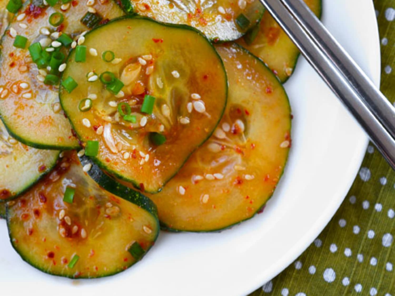 Recipe Spicy Korean Cucumber Salad Kitchn