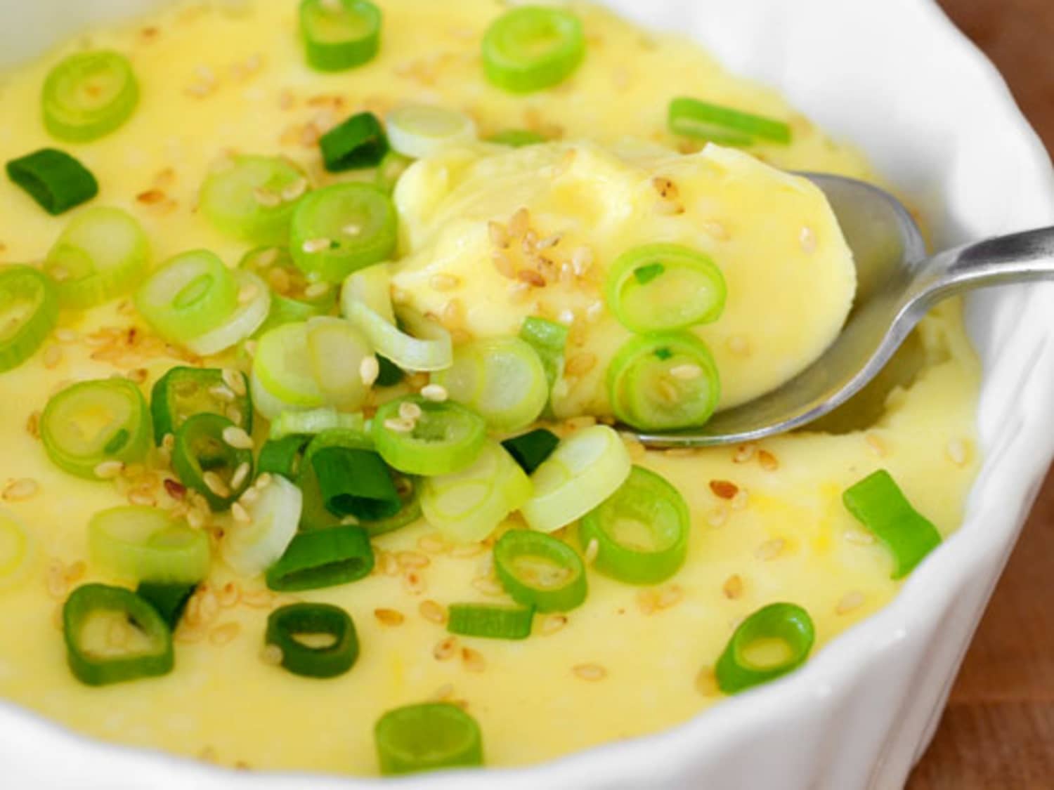 Recipe Korean Style Steamed Eggs Kitchn
