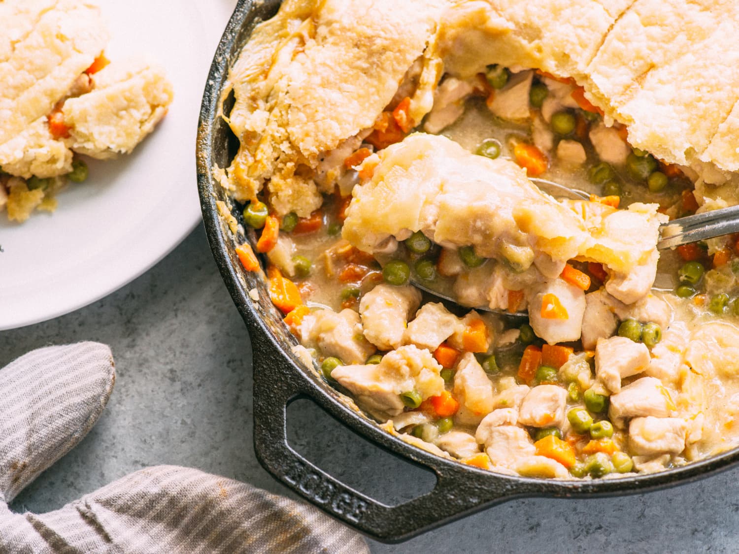 Recipe: Easy Skillet Chicken Pot Pie | Kitchn