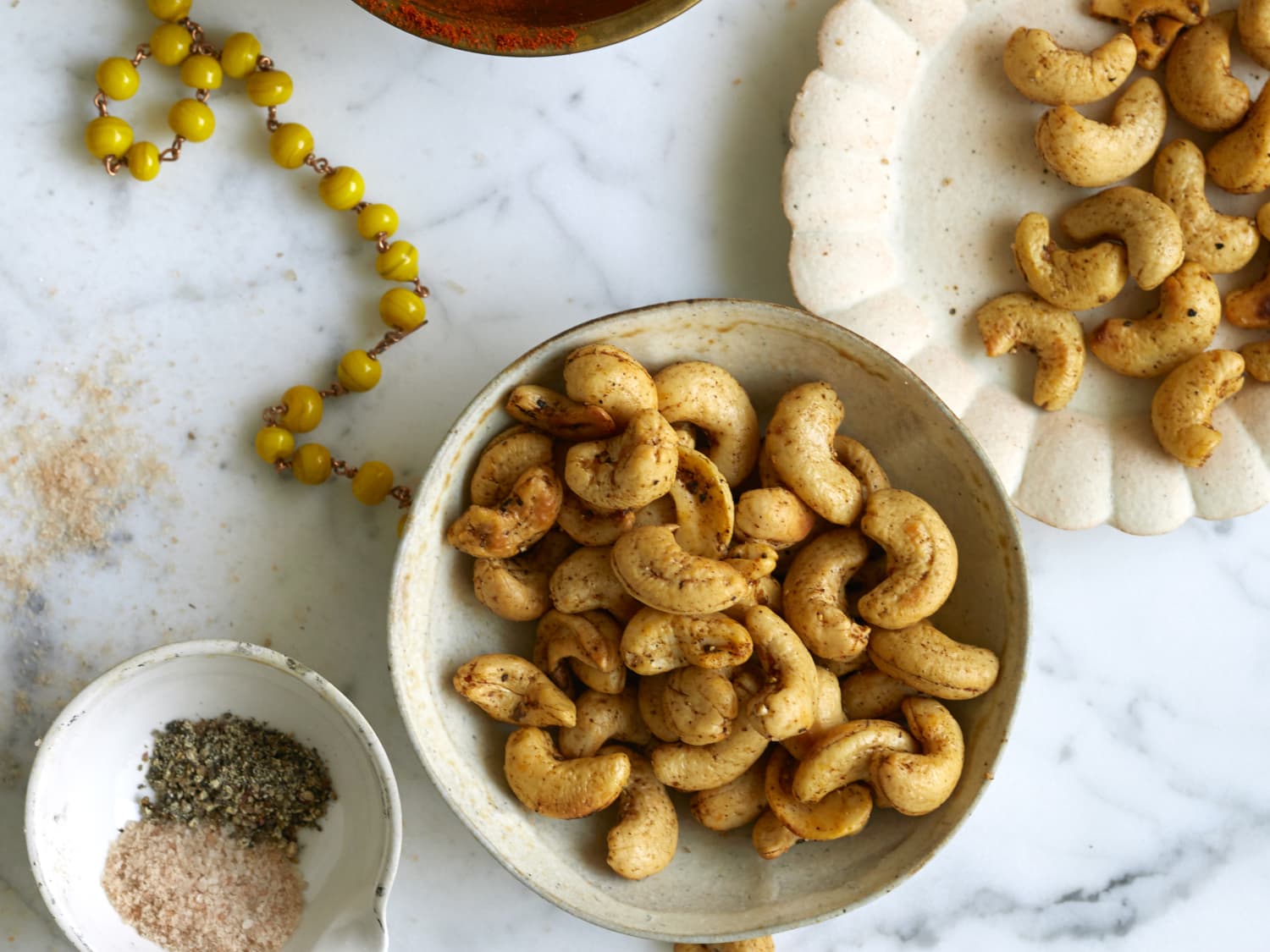Recipe: Black Salt-and-Pepper Roasted Cashews