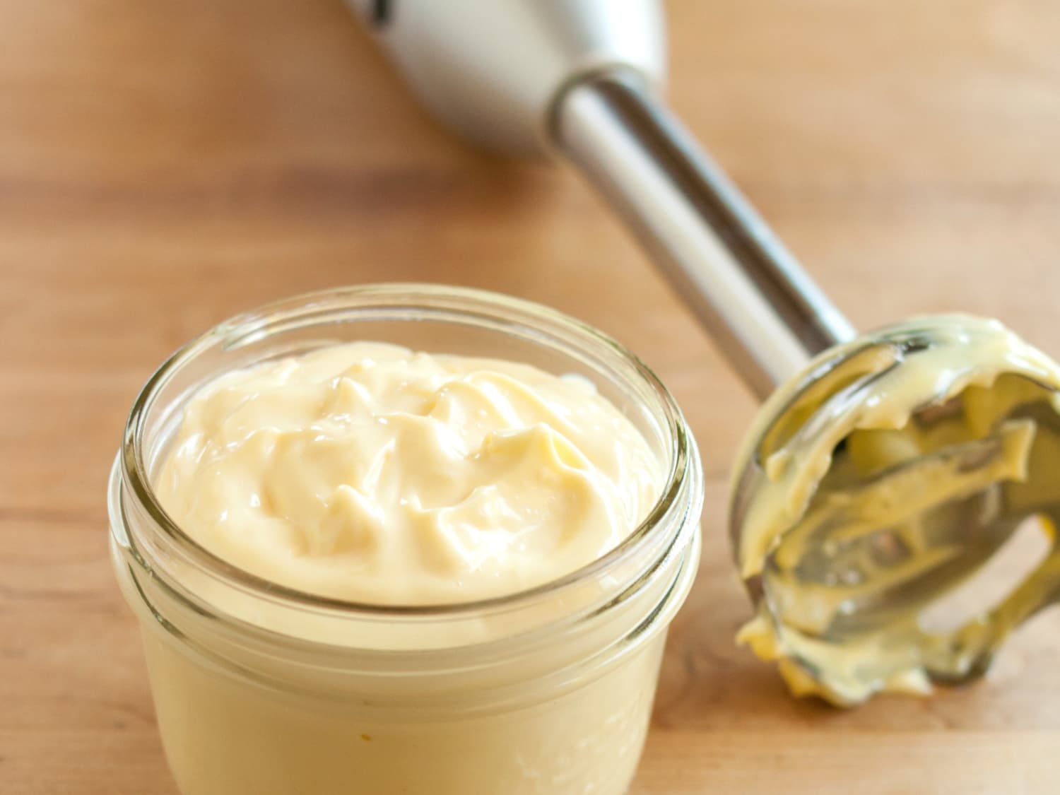 How To Make Mayonnaise With An Immersion Blender Kitchn