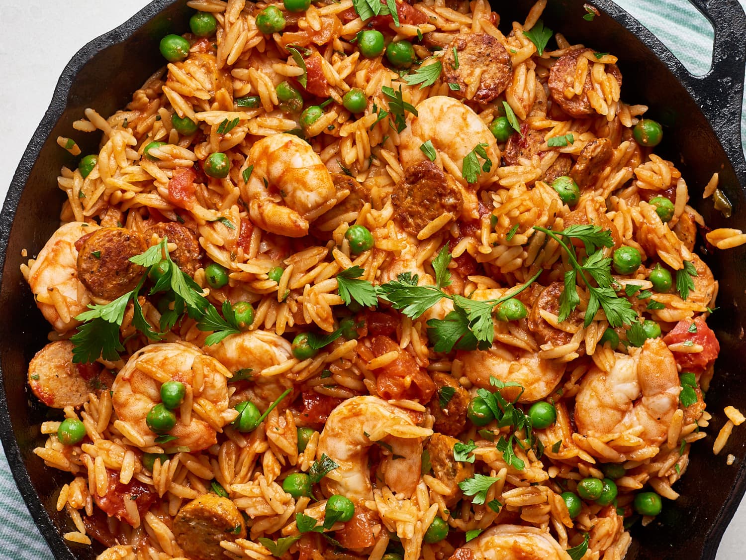 Chorizo And Shrimp Paella Recipe Bon Appetit