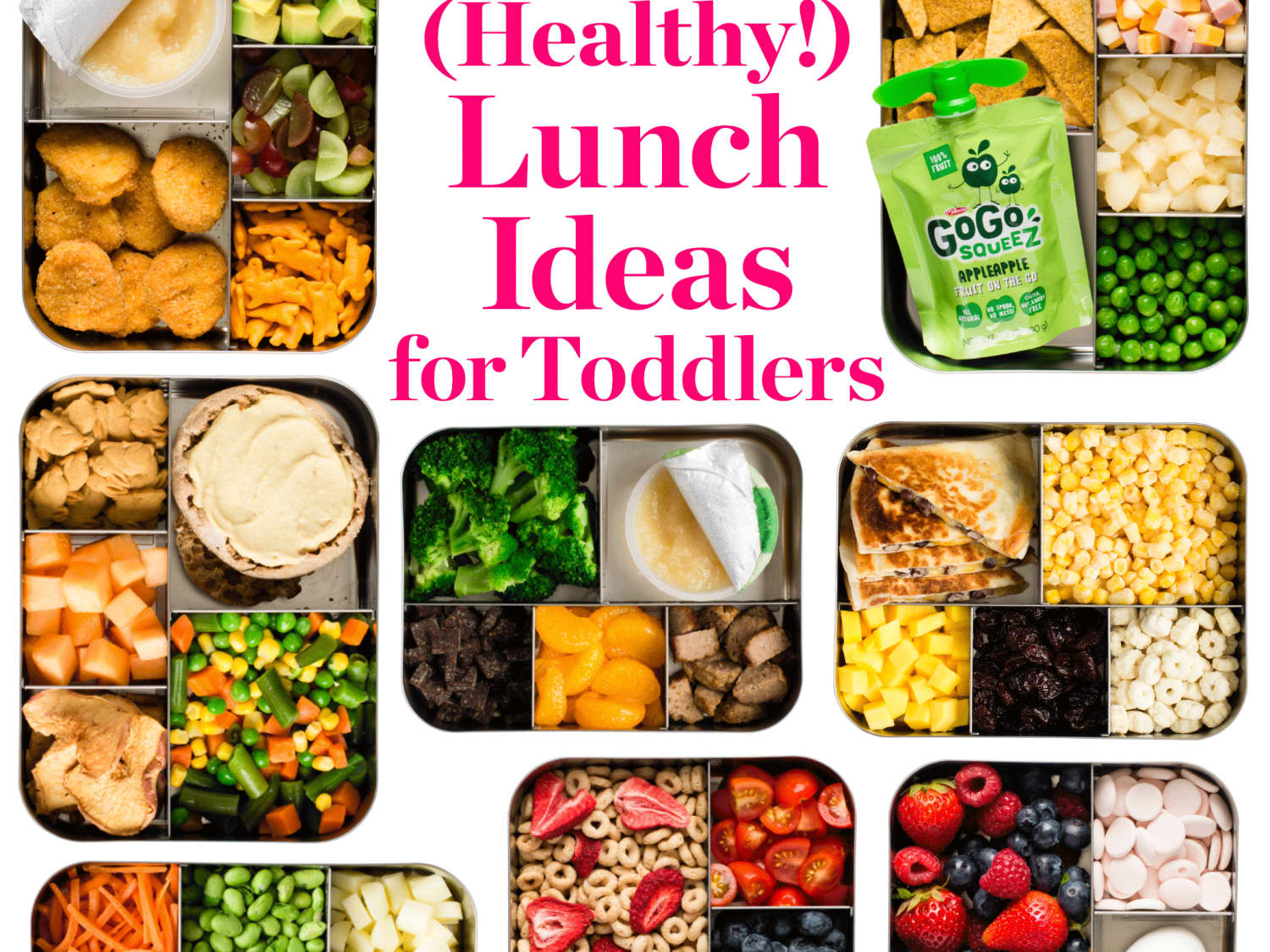 Packable School Lunch and Snack Ideas for Toddlers and Kids