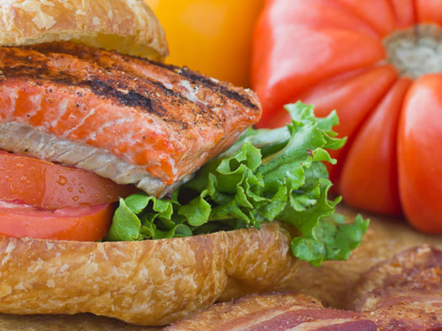 Grilling Recipe Smoky Salmon Blts Kitchn