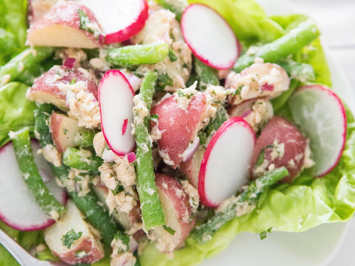 Recipe Warm Potato And Salmon Salad Kitchn