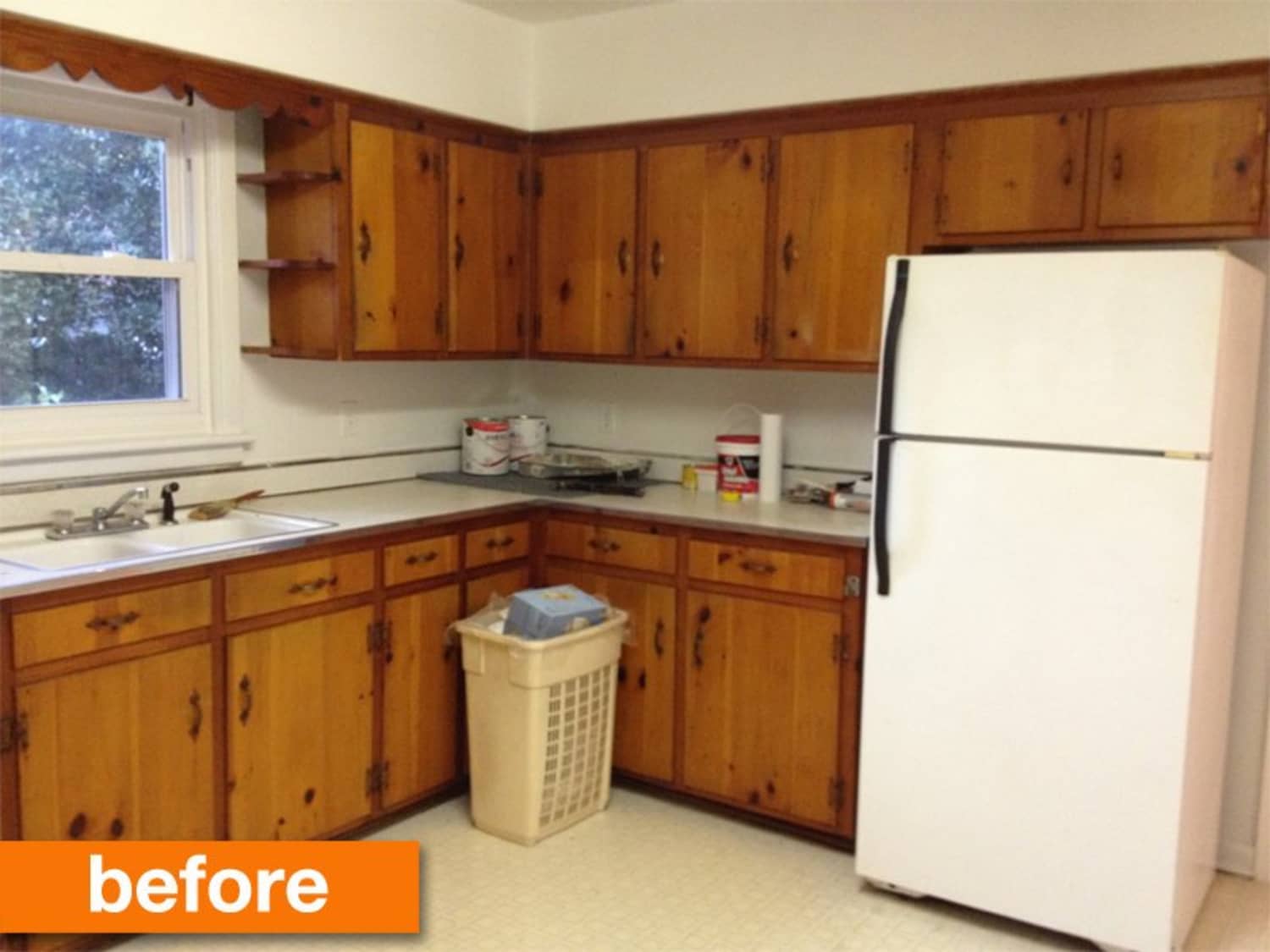 Before After A 1950s Kitchen Gets A Modern Diy Makeover Apartment Therapy