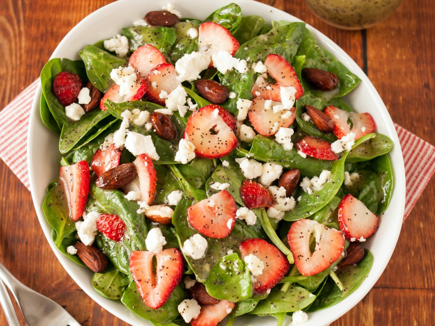 Spinach Strawberry Salad With Poppy Seed Dressing Recipe Kitchn