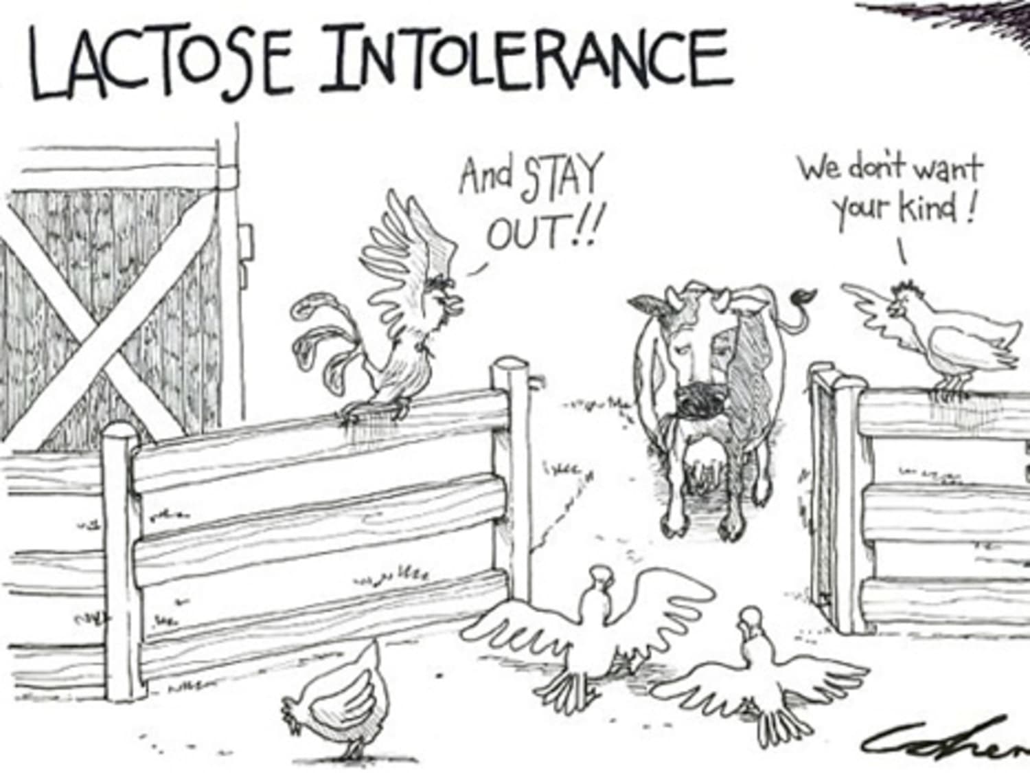 lactose intolerance drawing meme