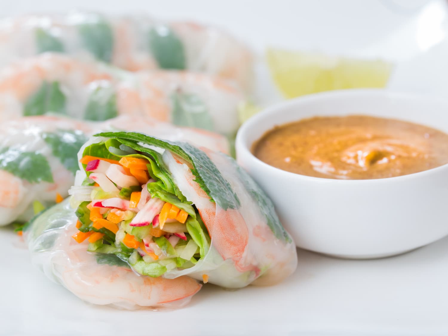 How To Make Summer Rolls Kitchn Add a little coconut oil. how to make summer rolls
