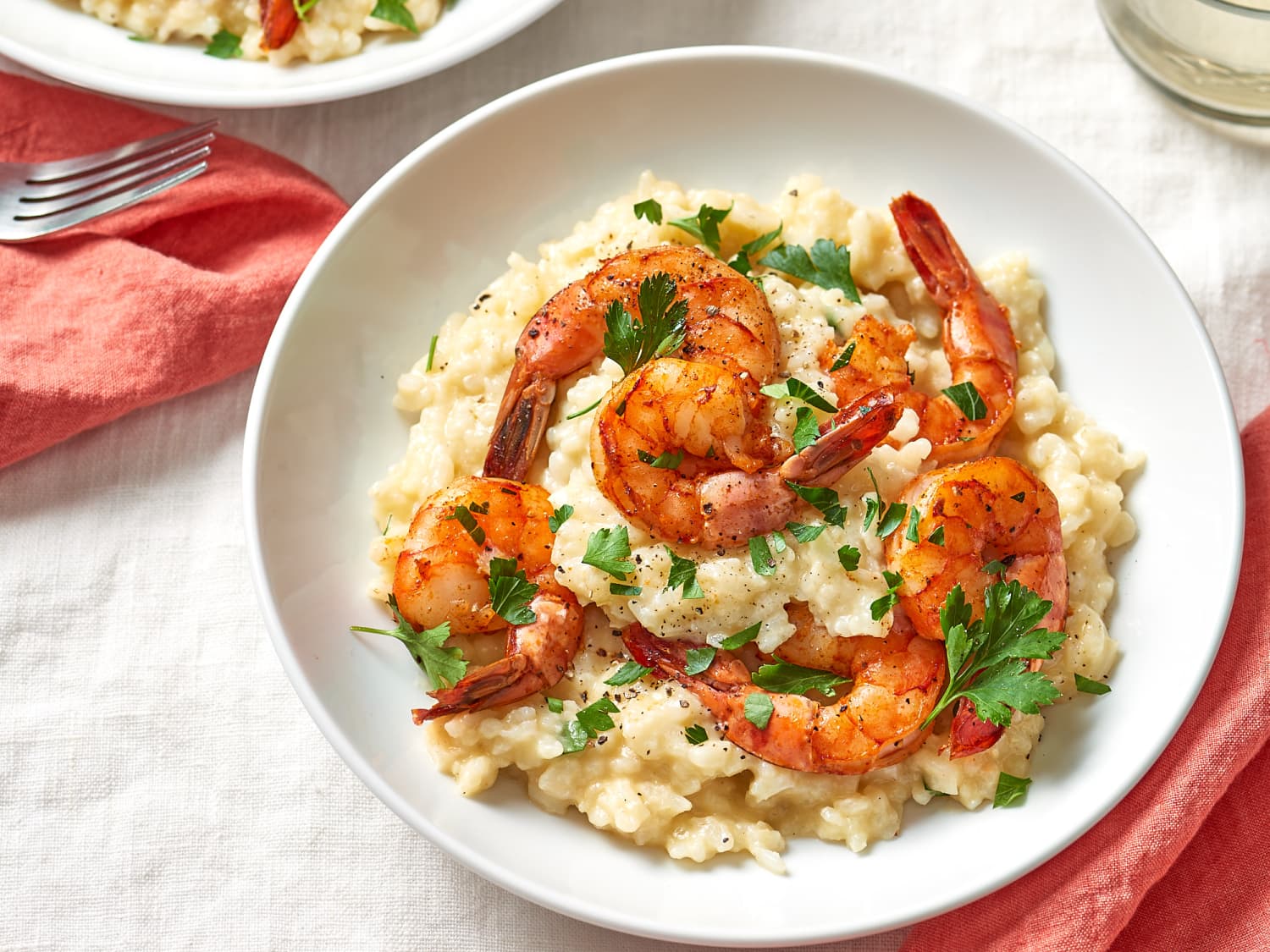 Parmesan Risotto With Roasted Shrimp Recipe Kitchn