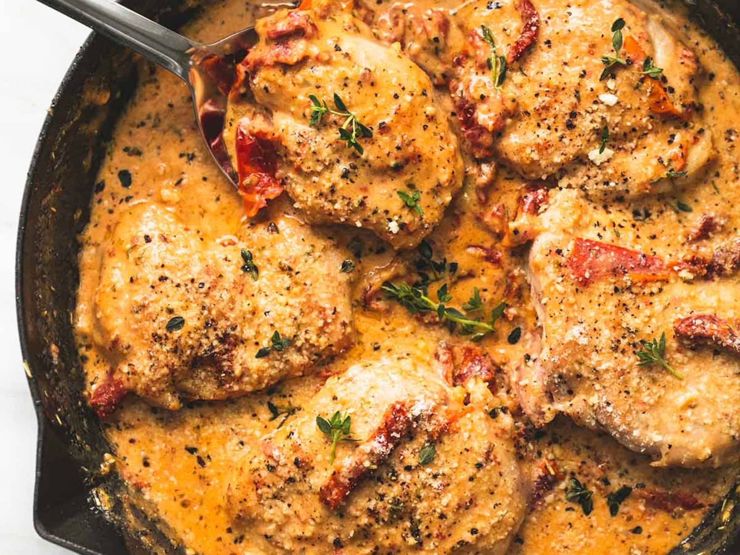 Chicken with Garlic Herb Butter - Creme De La Crumb