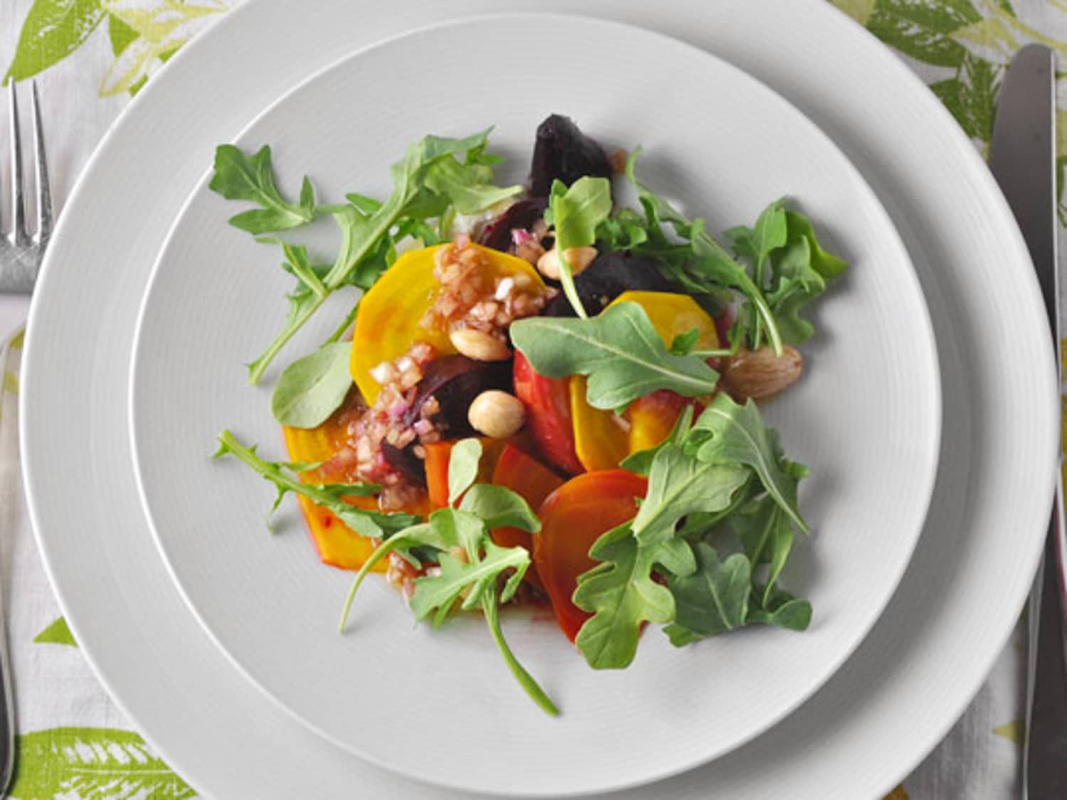 New Year S Recipe Roasted Beet Salad With Whipped Goat Cheese