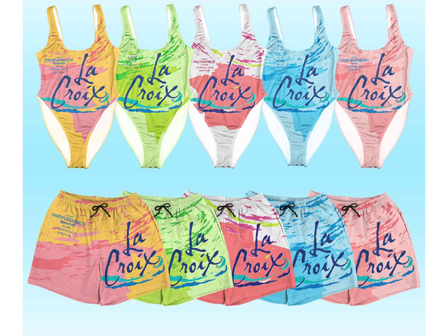 La croix swim trunks