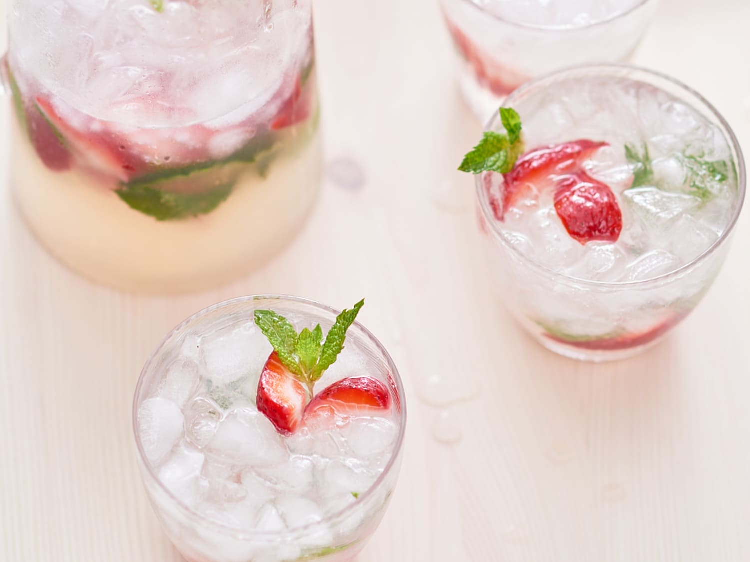 Strawberry Mojito Pitcher Cocktail Recipe