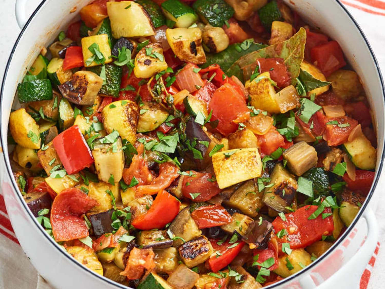 Easy French Ratatouille Kitchn I decreased the oil to 2 tablespoons from 3 to. easy french ratatouille