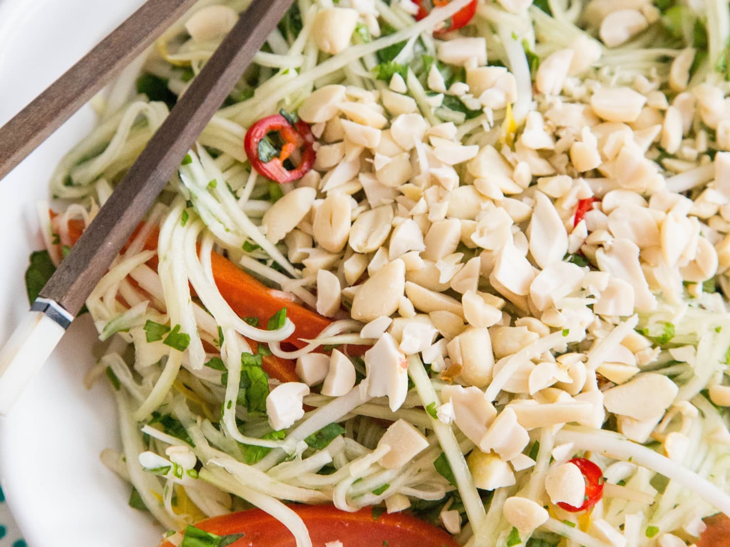 Recipe Green Papaya Salad Som Tam Kitchn