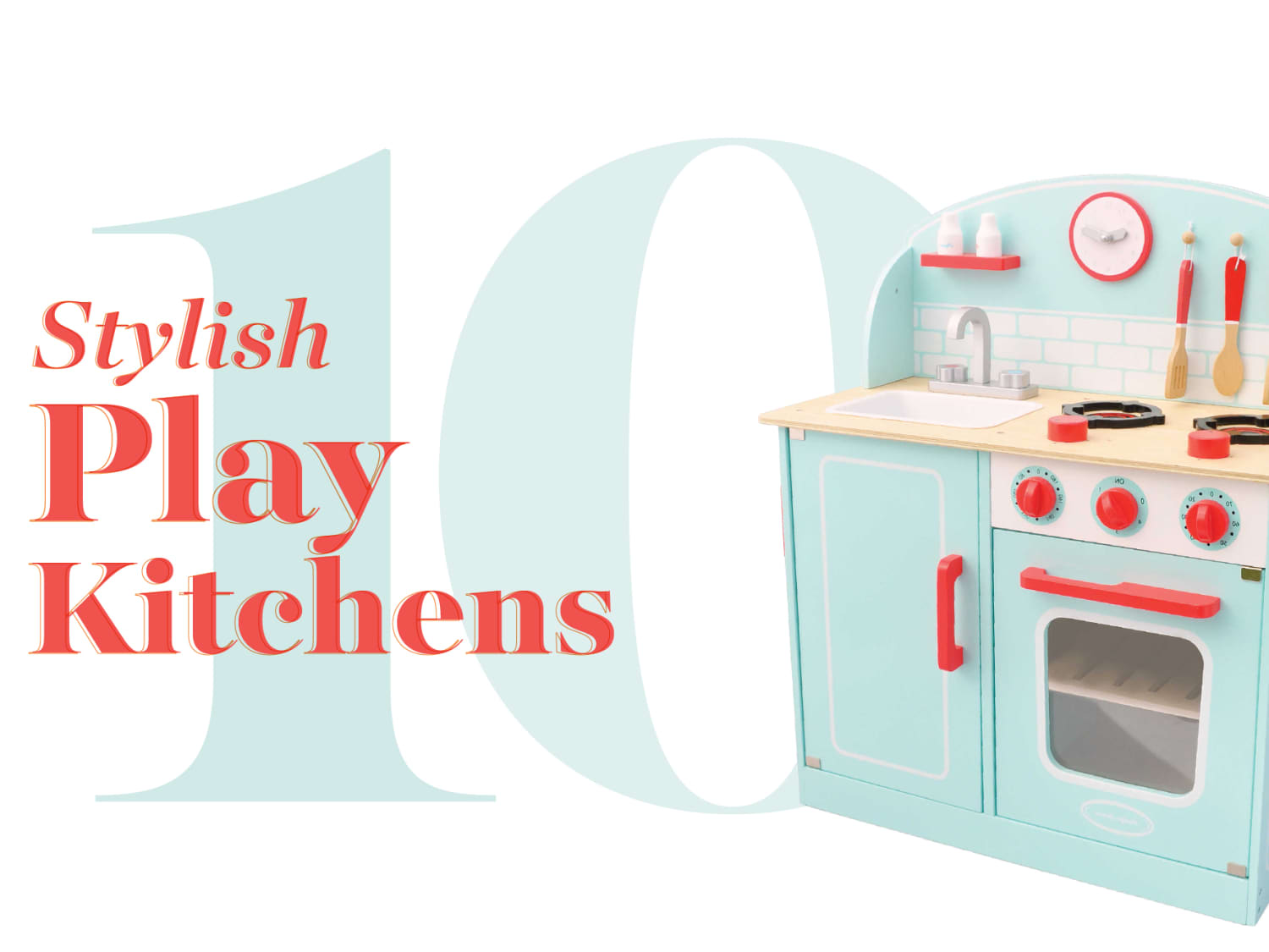 mid century play kitchen