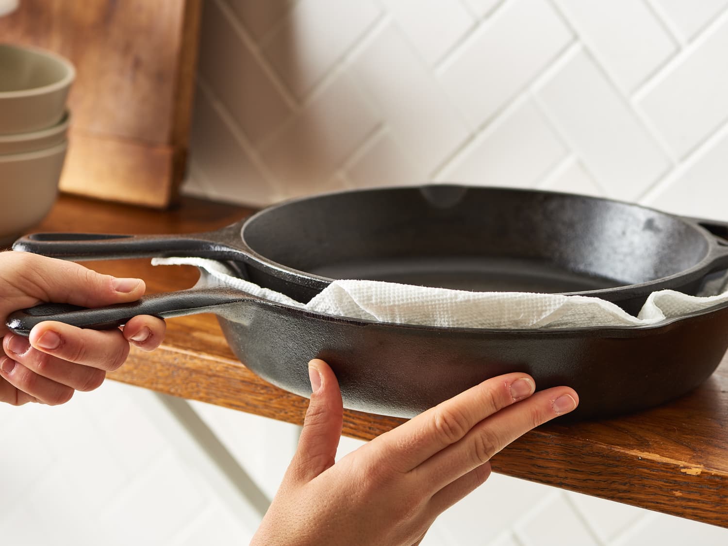Cast Iron Storage Ideas Skillet Collection Kitchn