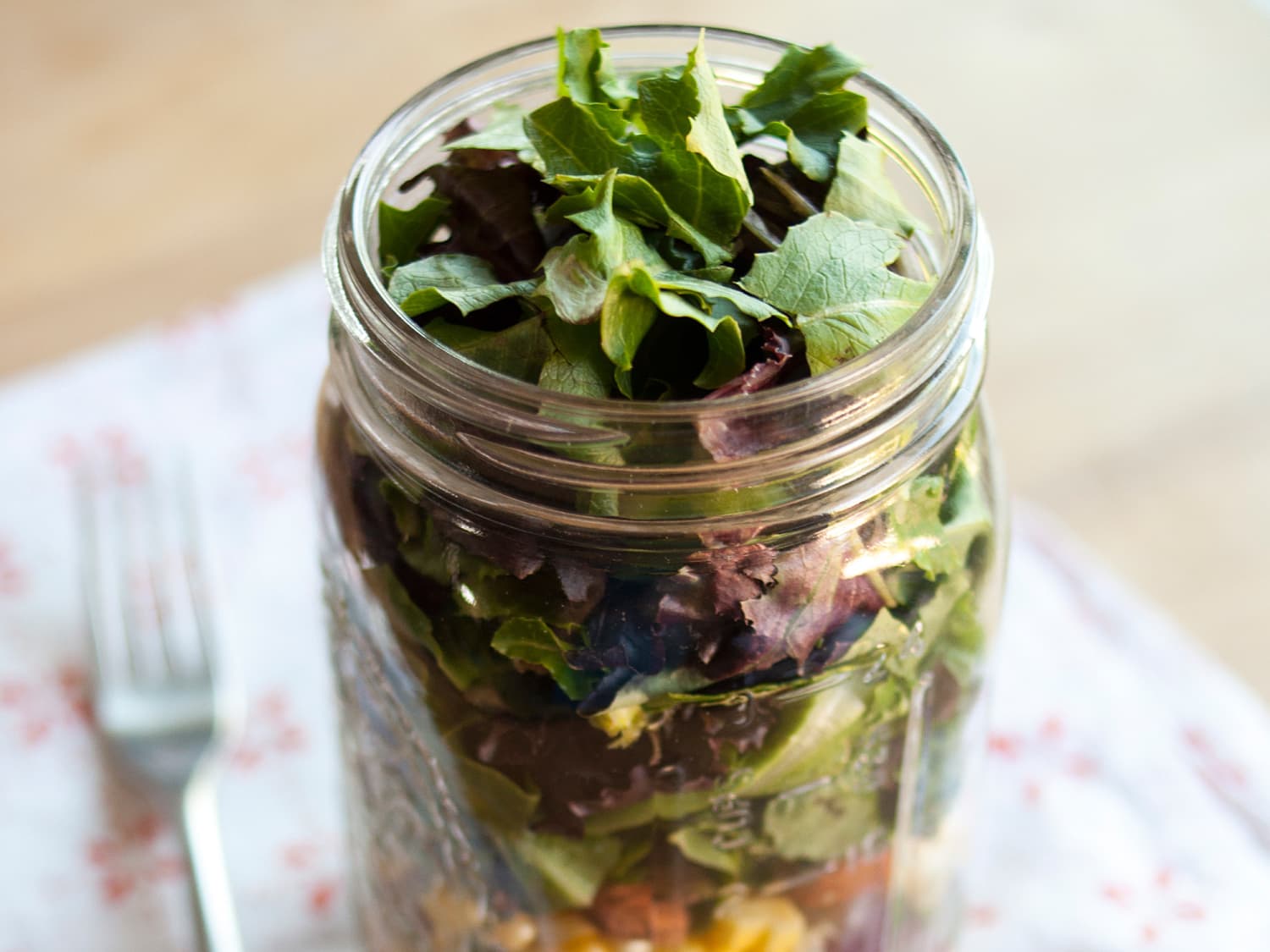 How to Add a Spout to a Canning Jar and a Recipe for Salad