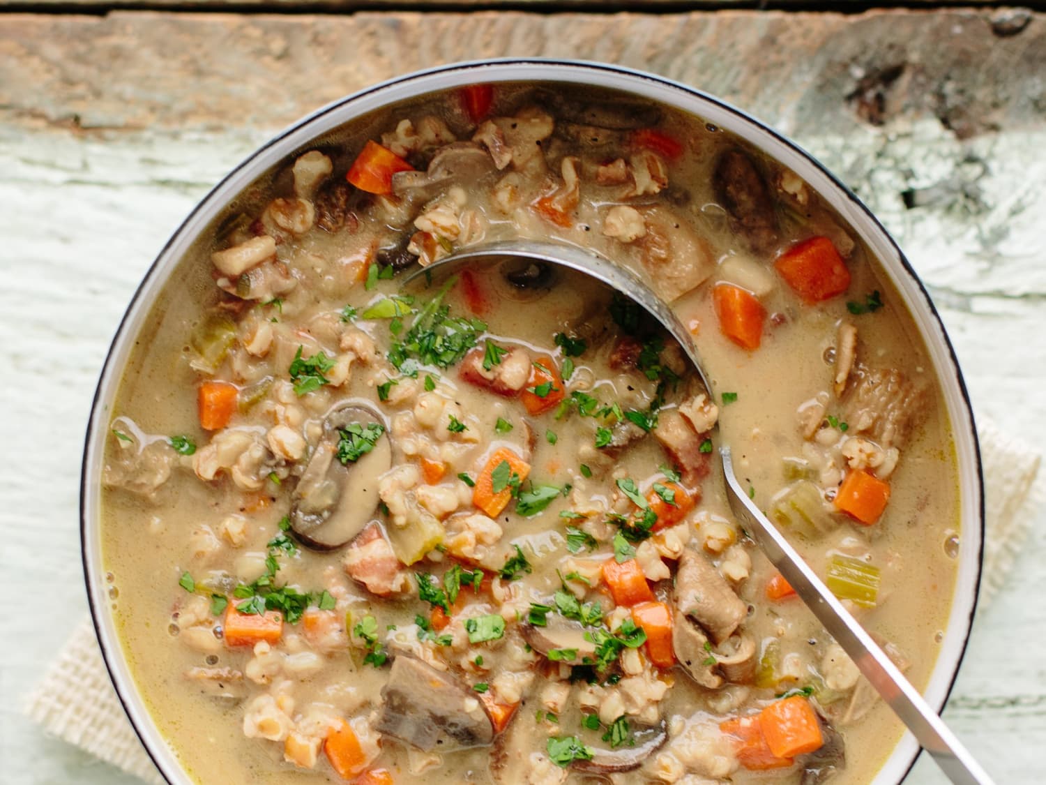 Ina Garten Mushroom Farro Soup Recipe And Review Kitchn